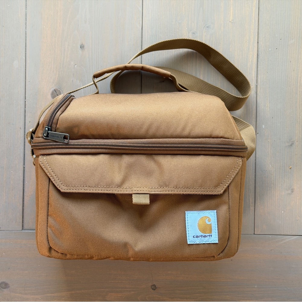 Carhartt 12 Can Two Compartment Lunch Box Durable, Fully-Insulated Lunch Bag